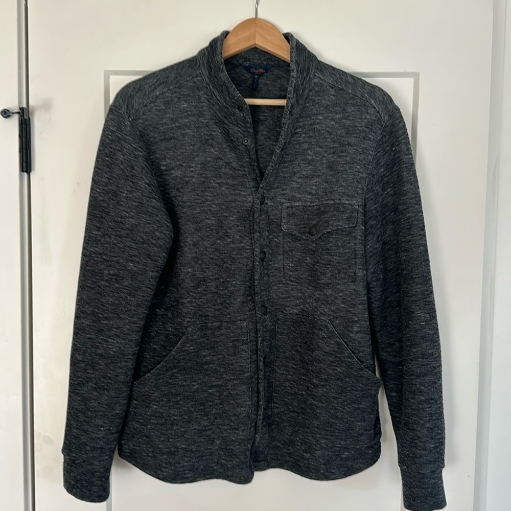 Goodman Brand, medium, dark grey, button up jacket